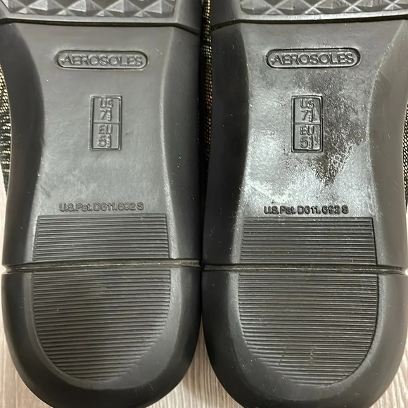 NWOT Aerosoles Army Leather Animal Print Slip On Flats 7.5M - Picture 11 of 15